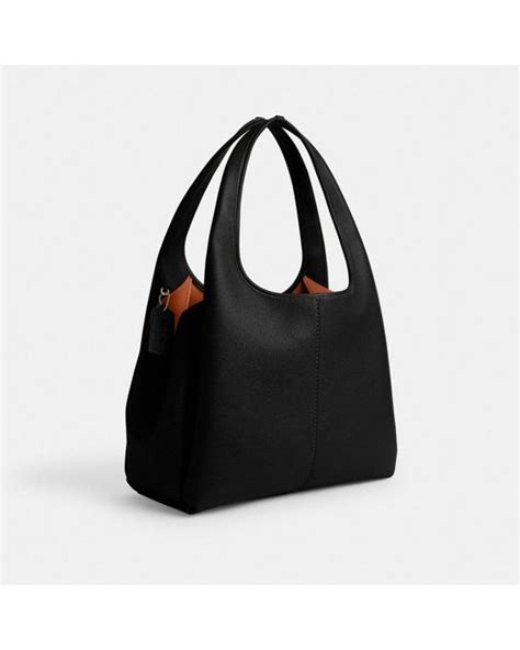 COACH Lana Shoulder Bag in Black | Lyst