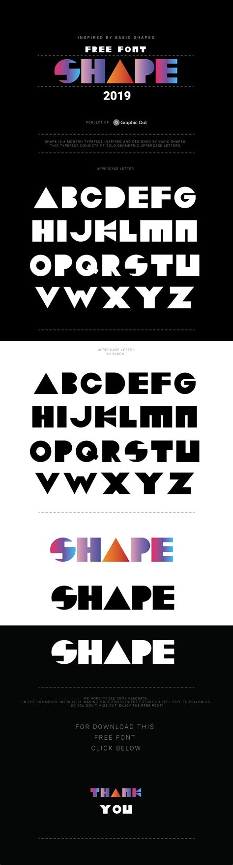 Shape font :: Behance