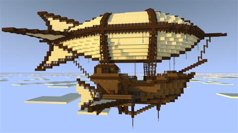 Minecraft Steampunk Airship | Minecraft steampunk, Minecraft ships, Minecraft blueprints
