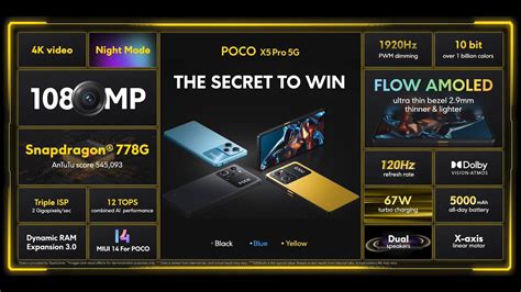 POCO X5 Pro 5G & X5 5G Specifications and Price Revealed - GamerBraves