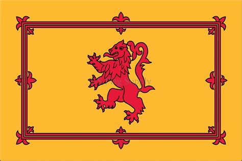 Scottish Rampant Lion Flag 3 x 5 ft. Indoor Display Flag