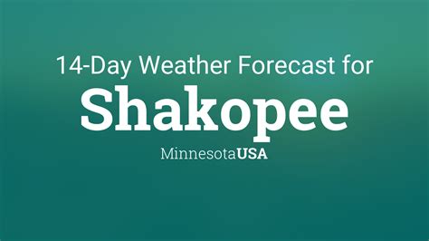 Shakopee, Minnesota, USA 14 day weather forecast