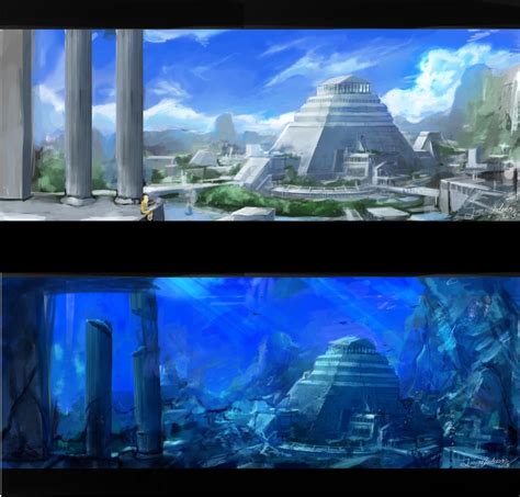 Atlantis by Travis-Anderson on DeviantArt | Ancient atlantis, Fantasy city, Underwater city