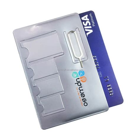 Custom Pvc Sim Card Holder,Plastic Micro Nano Sim Card Case Holder,Sim ...