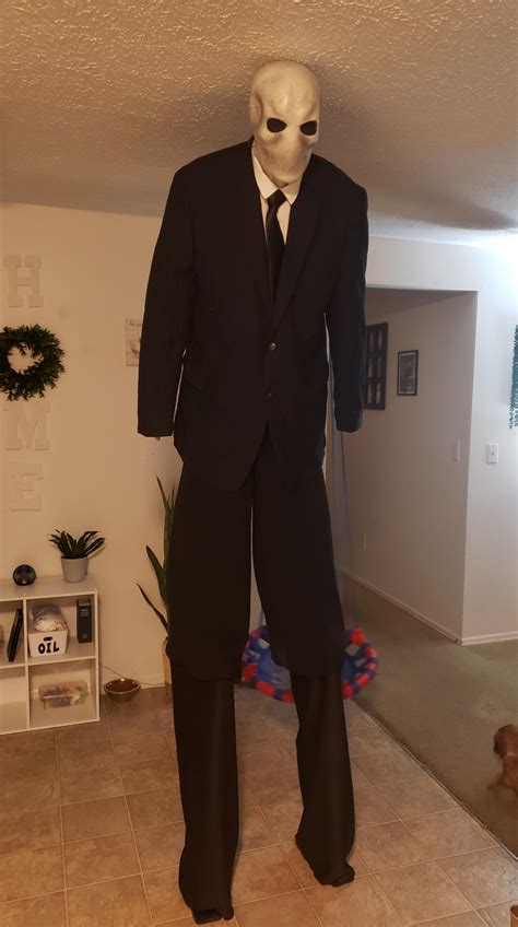 My DIY Slenderman costume : r/halloween