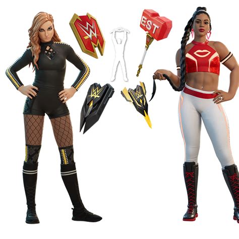 Fortnite Becky Lynch & Bianca Belair Item Bundle - PNG, Pictures, Images