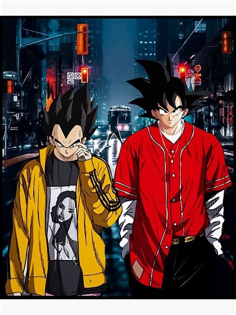 "Vegeta und Goku Super-Saiyajin-Brüder" Poster von Nodali | Redbubble