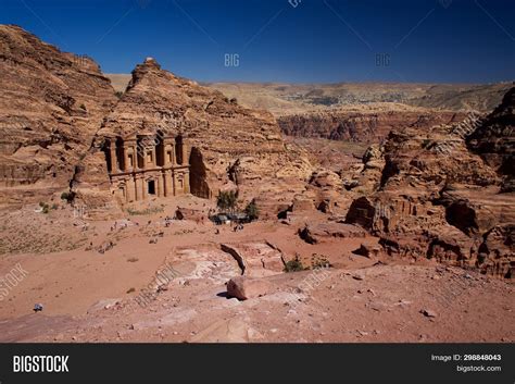 Petra Monastery Jordan Image & Photo (Free Trial) | Bigstock