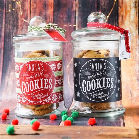 Kara's Party Ideas FREE Printable Christmas Cookie Jar Labels | Kara's Party Ideas