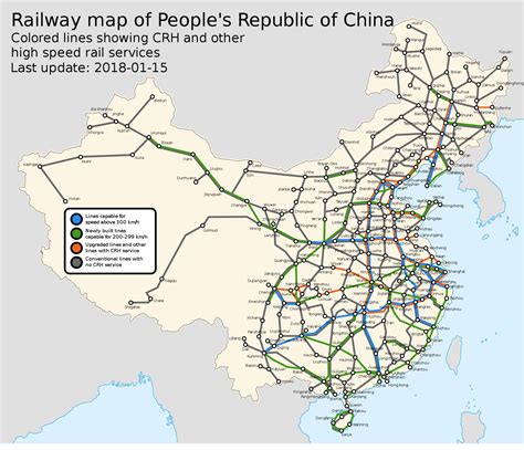 High Speed Rail Map of the People's Republic of China : MapPorn