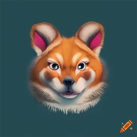 Funny animal content instagram logo on Craiyon