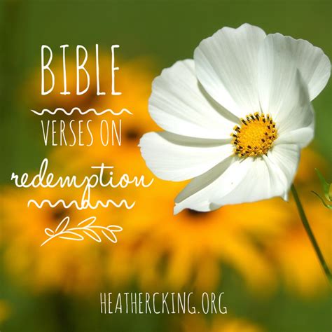 Bible Verses on Redemption – Heather C. King – Room to Breathe