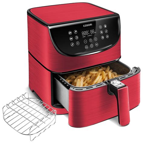 COSORI Air Fryer(100 Recipes, Rack & 4 Skewers) Oilless Oven Cooker 13 Functions, Preheat ...