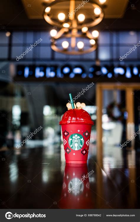 Bangkok Thailand November 2023 Christmas Reusable Cup Starbucks Thailand Get – Stock Editorial ...