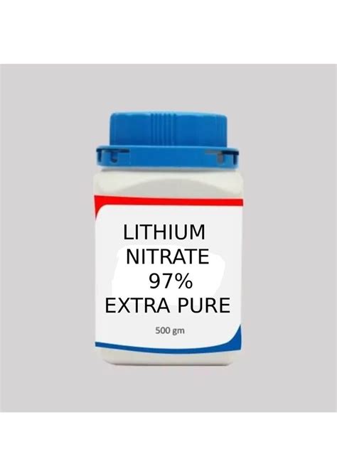 Lr Grade LITHIUM NITRATE 97% EXTRA PURE, For Laboratory at Rs 14/gram in Mumbai