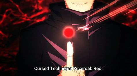 Gojo Satoru using "Cursed Technique Reversal: Red" | Jujutsu Kaisen English Sub - YouTube