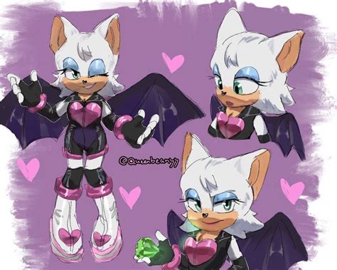 ⭐️Queenbeanyy⭐️ on Twitter | Rouge the bat, Sonic the movie, Sonic fan art