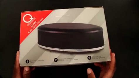 Q Experience Oval Bluetooth Speaker/USB Charger - YouTube