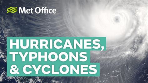 What is the difference between hurricanes, typhoons and cyclones? - YouTube