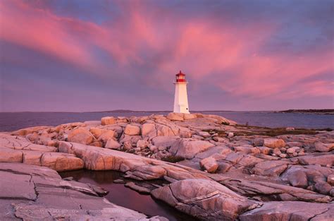 Peggy's Cove Lighthouse Nova Scotia - Alan Majchrowicz Photography