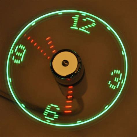 LED USB Fan Clock » Gadget Flow