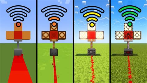 REDSTONE MECHANISMS with different WI-FI - YouTube