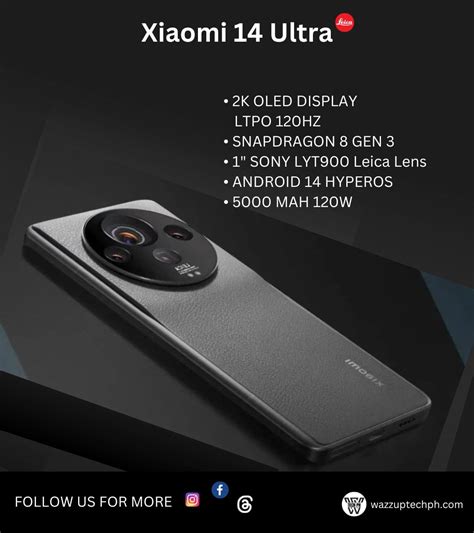 Xiaomi 14 Ultra Specs And Price In The Philippines