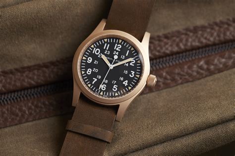 Hamilton Khaki Field Mechanical Bronze 38mm Watch – Windup Watch Shop