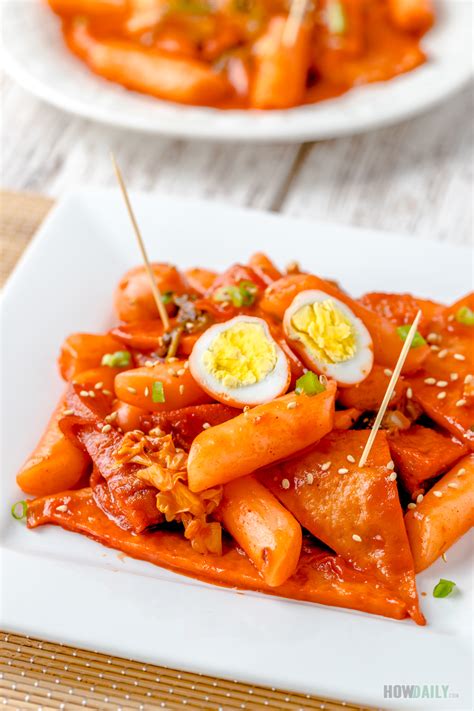 Korean Tteokbokki Recipe: Spicy and Chewy Rice Cakes