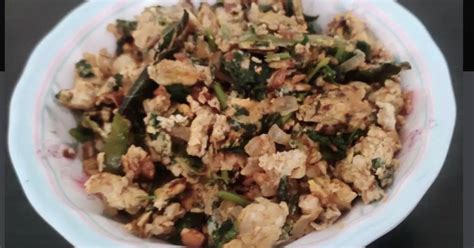 Brahmi leaves and egg subji Recipe by Renukabala - Cookpad