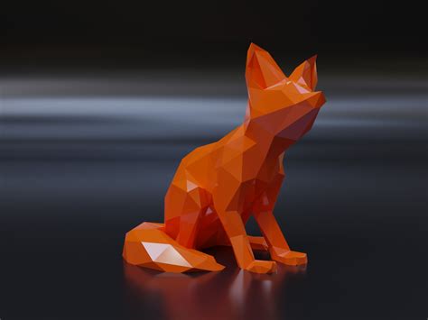 Low poly fennec fox da FuzzyRaptor | Scarica il modello STL gratuito | Printables.com