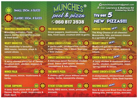 Munchies Pool & Pizza • Kimberley • CITY PORTAL