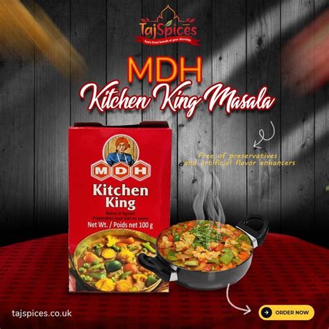 MDH Kitchen King Masala | Indian food recipes, Cooking dishes, Flavor ...