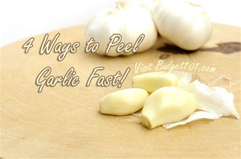 Tips for Peeling Garlic | How to Peel Garlic | 4 Ways to Peel Garlic