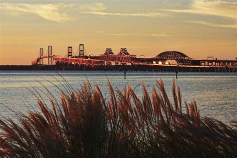 Chesapeake Bay Bridge at Sunset by NDCott on DeviantArt