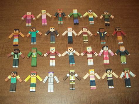 Total Drama MC Papercrafts 2nd and 3rd Gen by cahenry12 on DeviantArt