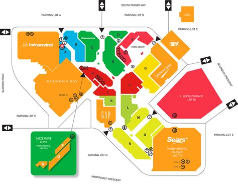 Columbia Mall Map