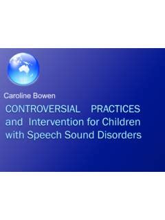 Caroline Bowen - Speech-Language Therapy / caroline-bowen-speech ...