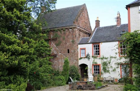 Mauchline Castle, Scotland - also known as Abbot Hunter's Tower, is a rectangular tower house ...