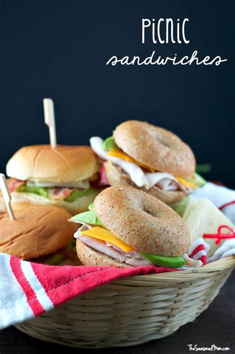 Picnic Sandwiches: 10 Easy, 3-Ingredient Combinations! - The Seasoned Mom