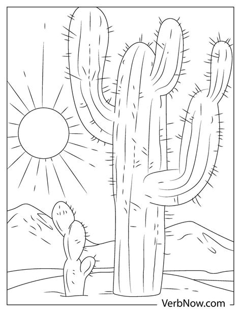 Desert Plants Coloring Pages