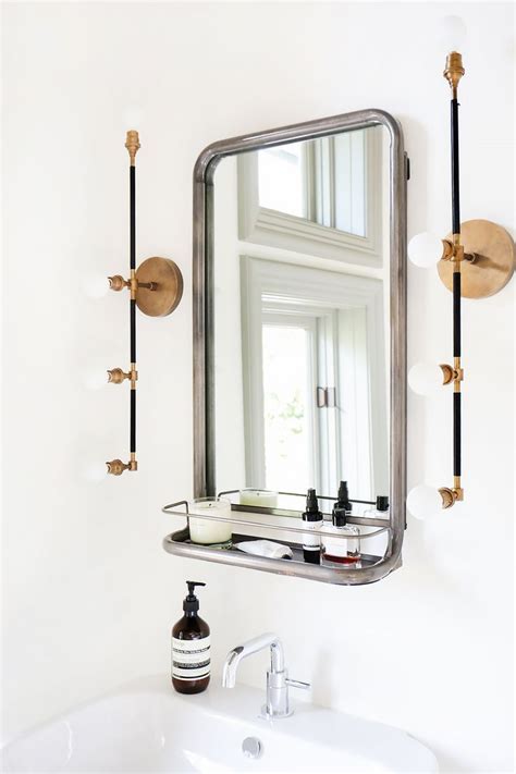 Bathroom Mirror With Shelf Vintage – Everything Bathroom