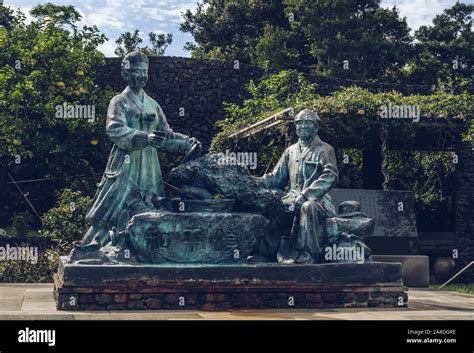 Jeju island south korea statue hi-res stock photography and images - Alamy