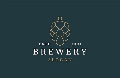 Premium Vector | Brewery logo icon design template vector illustration