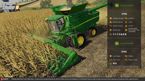 John Deere Combines and More Vehicles in Farming Simulator 19 - Farming Simulator 17 mod / FS ...