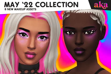 Camp up your Looks with this Makeup CC Collection for The Sims 4