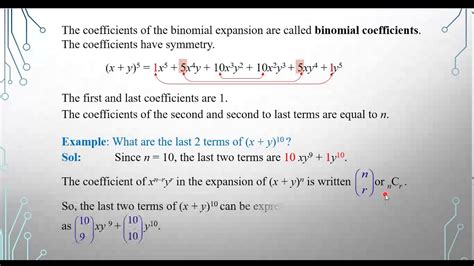 Binomial Theorem Examples - YouTube