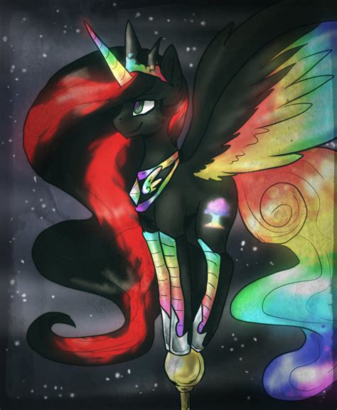 #1681965 - alicorn, alicorn oc, artist:not-ordinary-pony, colored horn, colored wings, ethereal ...