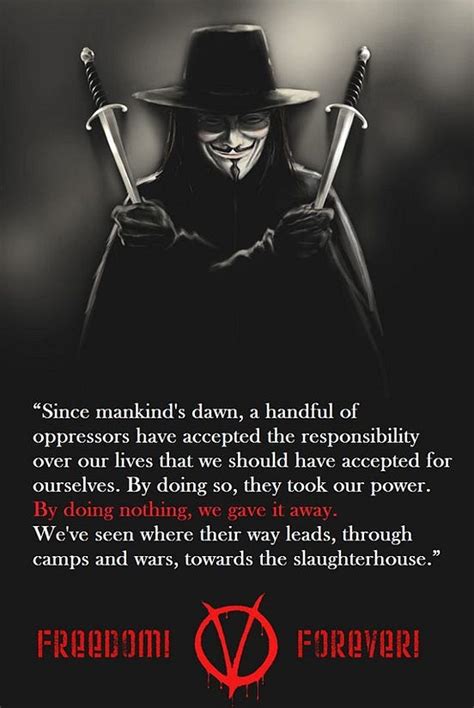 V for Vendetta Quotes. Freedom! Forever! | by elite thingz | Movie Quotes | Medium