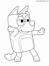 Bluey Coloring Pages Printable sketch template